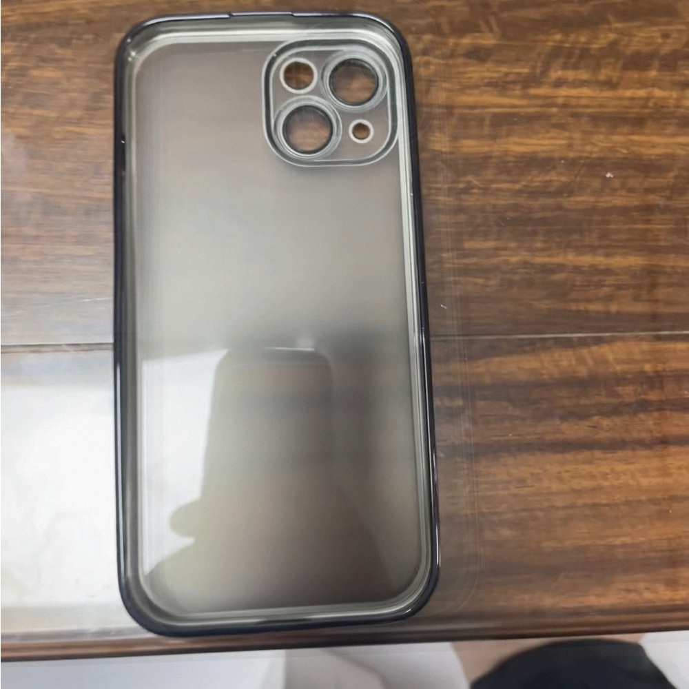 Clear Smoke Black Bumper iPhone Case - Protective Slim Design